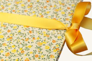 "Vroni" leporello, orange yellow